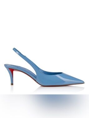 Christian Louboutin Women 'Miss Z' Slingback Ceruleo